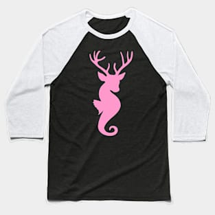 Pink BUCKFISH Baseball T-Shirt